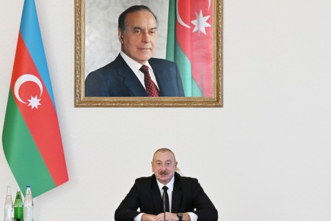 President Ilham Aliyev received Azerbaijani athletes who won medals at Paris Summer Olympic Games and their coaches - VIDEO - PHOTO