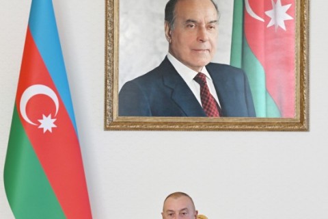 President Ilham Aliyev received Azerbaijani athletes who won medals at Paris Summer Olympic Games and their coaches - VIDEO - PHOTO