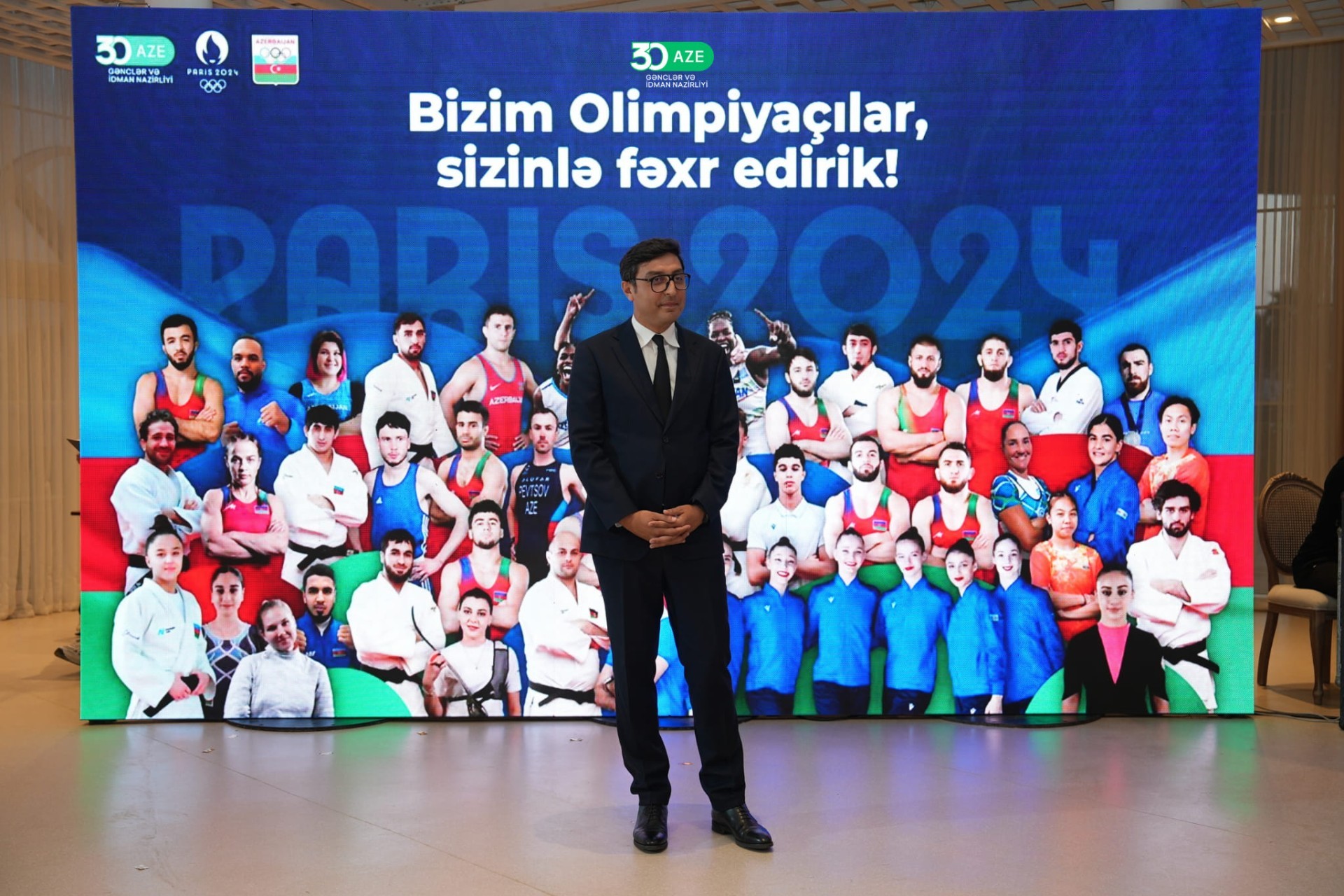 Olimpiya komandamızın şərəfinə qala gecəsi təşkil edilib - FOTO