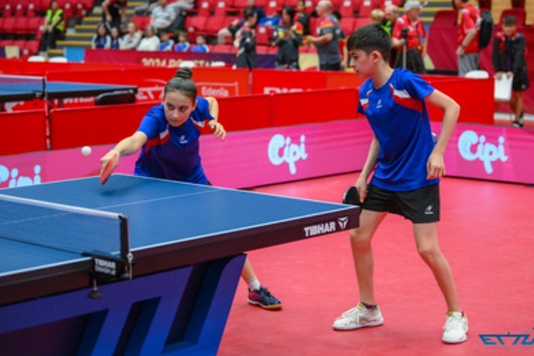 Azerbaijani table tennis players are meeting with the most talented ones in Europe