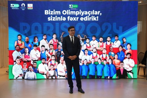 Olimpiya komandamızın şərəfinə qala gecəsi təşkil edilib - FOTO