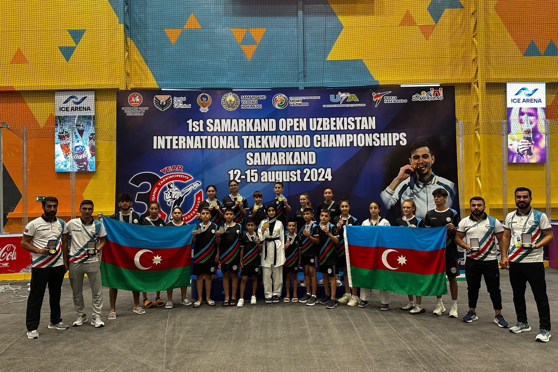 Azerbaijani taekwondo players won 12 medals at Samarkand Open 2024 - PHOTO