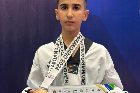 Azerbaijani taekwondo players won 12 medals at Samarkand Open 2024 - PHOTO