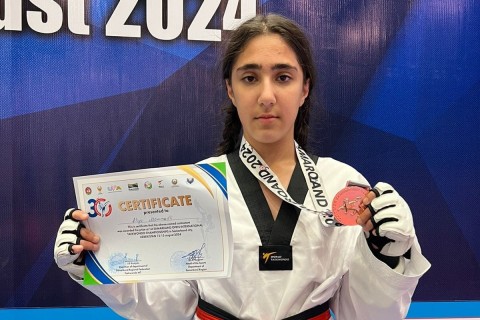 Azerbaijani taekwondo players won 12 medals at Samarkand Open 2024 - PHOTO