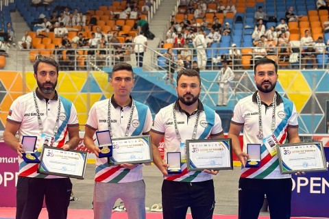 Azerbaijani taekwondo players won 12 medals at Samarkand Open 2024 - PHOTO