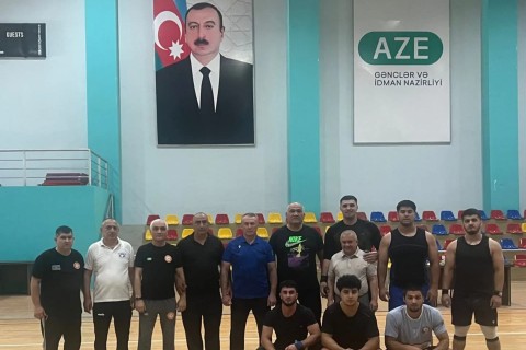 Azerbaijan national team at a training camp in Kazakhstan - PHOTO