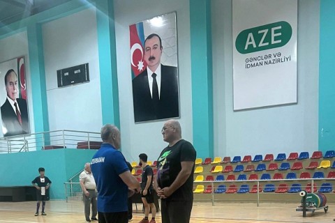 Azerbaijan national team at a training camp in Kazakhstan - PHOTO