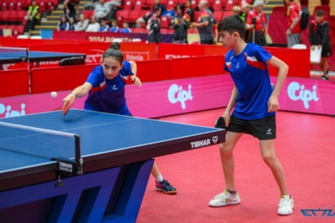 Azerbaijani table tennis players in the international competition