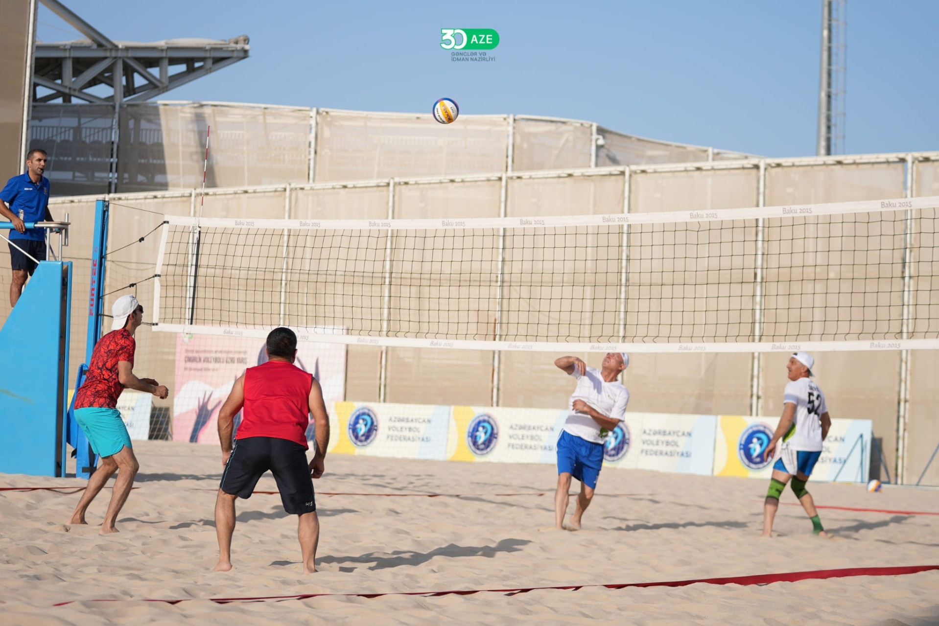 Dövlət qurumlarının əməkdaşları arasında çimərlik voleybolu üzrə yarış keçirilib - FOTO