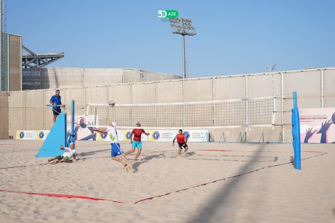 Dövlət qurumlarının əməkdaşları arasında çimərlik voleybolu üzrə yarış keçirilib - FOTO