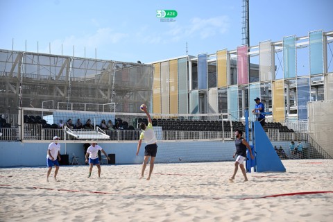 Dövlət qurumlarının əməkdaşları arasında çimərlik voleybolu üzrə yarış keçirilib - FOTO