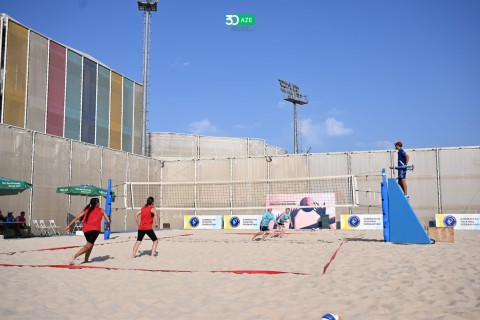 Dövlət qurumlarının əməkdaşları arasında çimərlik voleybolu üzrə yarış keçirilib - FOTO