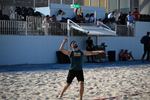 Dövlət qurumlarının əməkdaşları arasında çimərlik voleybolu üzrə yarış keçirilib - FOTO