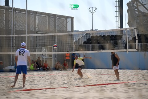 Dövlət qurumlarının əməkdaşları arasında çimərlik voleybolu üzrə yarış keçirilib - FOTO