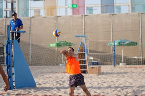 Dövlət qurumlarının əməkdaşları arasında çimərlik voleybolu üzrə yarış keçirilib - FOTO