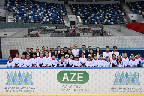 Farid Gayibov inspected a number of sports sections in the Sports-Concert Complex named after Heydar Aliyev - PHOTO