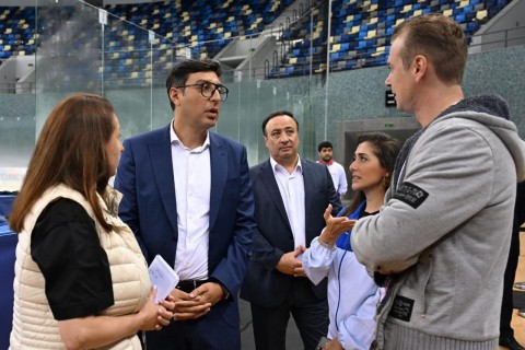 Farid Gayibov inspected a number of sports sections in the Sports-Concert Complex named after Heydar Aliyev - PHOTO