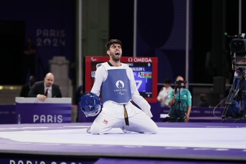 Paris-2024: İmaməddin Xəlilov Paralimpiya çempionu! - FOTO