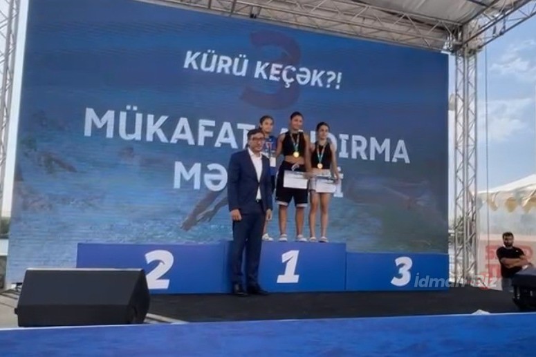 "Let's cross Kur?!" The awarding ceremony of the open water swimming competition was held - PHOTO