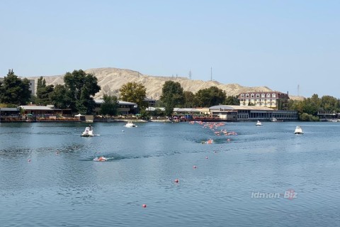 "Let's cross Kur?!" The awarding ceremony of the open water swimming competition was held - PHOTO