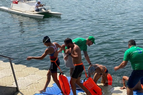 "Let's cross Kur?!" The awarding ceremony of the open water swimming competition was held - PHOTO