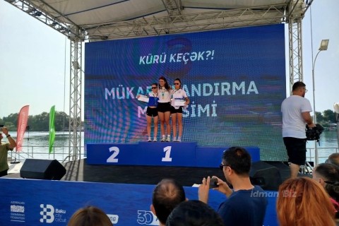 "Let's cross Kur?!" The awarding ceremony of the open water swimming competition was held - PHOTO