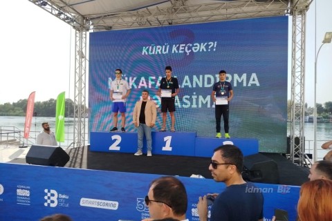 "Let's cross Kur?!" The awarding ceremony of the open water swimming competition was held - PHOTO