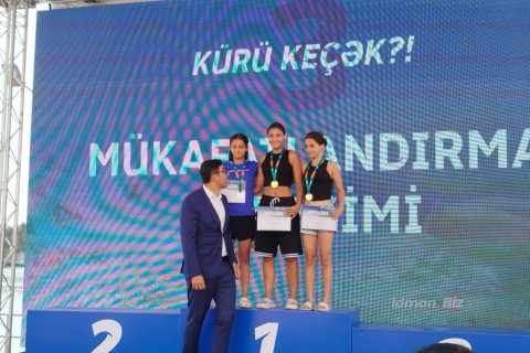 "Let's cross Kur?!" The awarding ceremony of the open water swimming competition was held - PHOTO