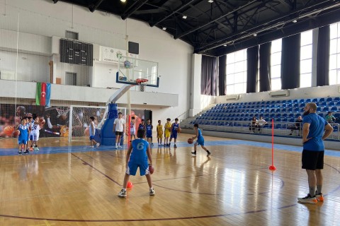 Yeniyətmə oğlan basketbolçuların baxış prosesi yekunlaşıb - FOTO