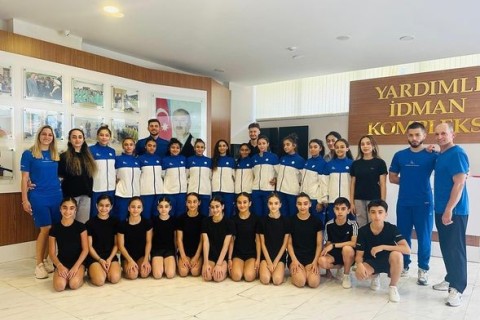 Gimnastlarımız dünya çempionatına hazırlaşır - FOTO