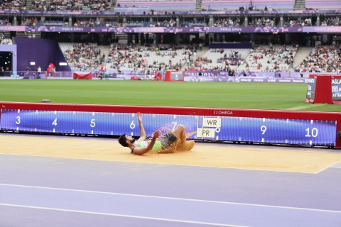 Paris-2024: Orxan Aslanov QIZIL MEDAL qazanıb - FOTO