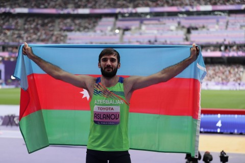 Paris-2024: Orxan Aslanov QIZIL MEDAL qazanıb - FOTO