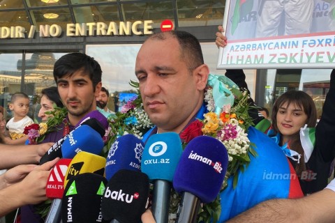 Ilham Zakiyev: "I am very happy to return home with a bronze medal" - VIDEO