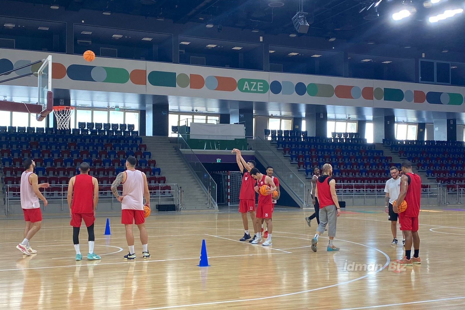 “Sabah” basketbol klubu açıq məşqə çıxıb - FOTO - VİDEO