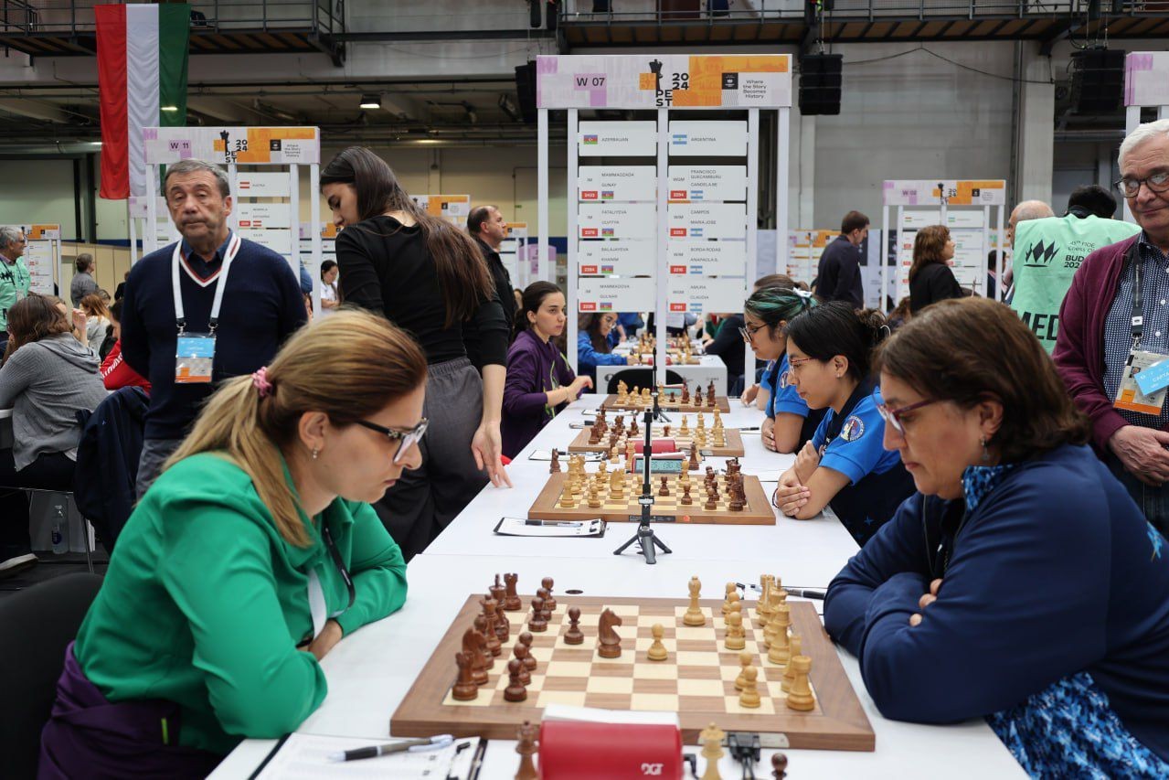 FIDE Chess Olympiad: Men win, women lose first point - PHOTO