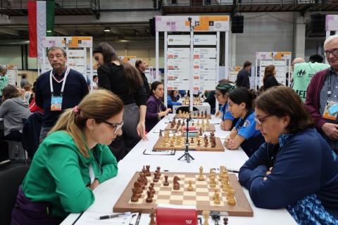 FIDE Chess Olympiad: Men win, women lose first point - PHOTO