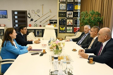 Farid Gayibov met with the president of the European Weightlifting Federation - PHOTO