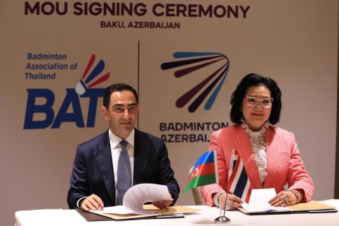 Azərbaycan Badminton Federasiyası və Tailand Badminton Assosiasiyası arasında MEMORANDUM - FOTO