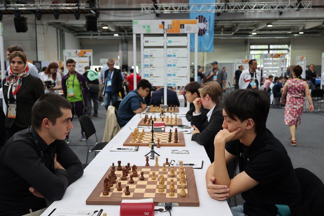 FIDE Chess Olympiad: Women lost to Kazakhstan, men won - PHOTO