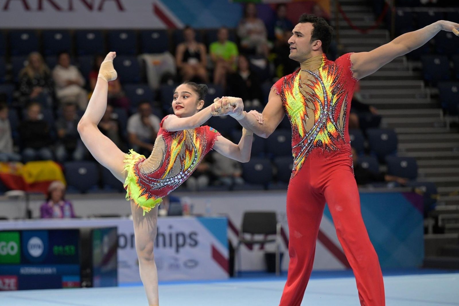 Azərbaycan akrobatları dünya çempionatının üç finalında