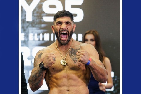 Bahram Rajabzade starts his next fight - PHOTO