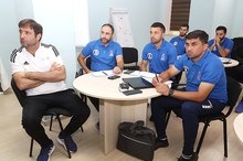 UEFA B kateqoriyalı məşqçi kursunun II mərhələsi keçirilib - FOTO