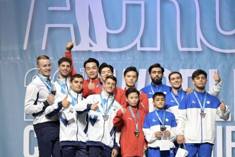 Akrobatika gimnastlarından dünya çempionatında tarixi nəticə - 8 medal - FOTO