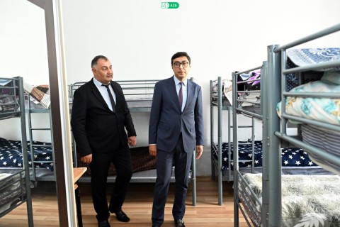 Minister of Youth and Sports Farid Gayibov Visits Olympic Sports Complexes - PHOTO