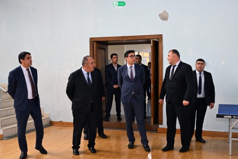 Minister of Youth and Sports Farid Gayibov Visits Olympic Sports Complexes - PHOTO