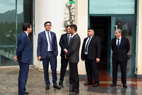 Minister of Youth and Sports Farid Gayibov Visits Olympic Sports Complexes - PHOTO