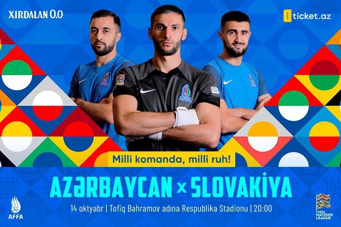 Azərbaycan - Slovakiya: biletlər satışa çıxarılıb