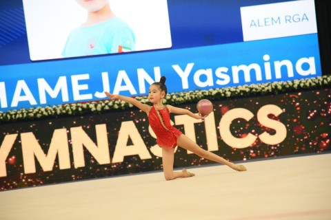 Bədii gimnastika üzrə 3-cü beynəlxalq “Ocaq kuboku” davam edir - FOTO