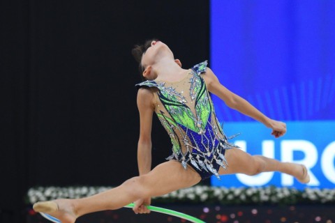 Bədii gimnastika üzrə 3-cü beynəlxalq “Ocaq kuboku” davam edir - FOTO