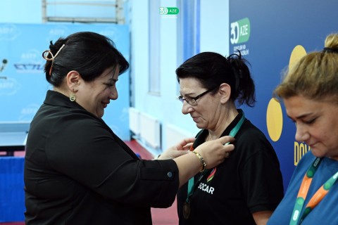 Stolüstü tennis yarışı keçirilib - FOTO